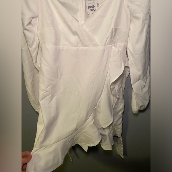 Josephina Mini Dress White- Size 8 - Picture 6 of 7